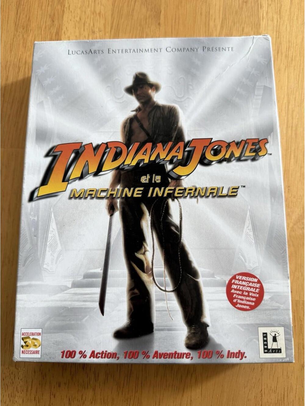 Indiana Jones and the Infernal Machine - PC - 2001 French. Francais
